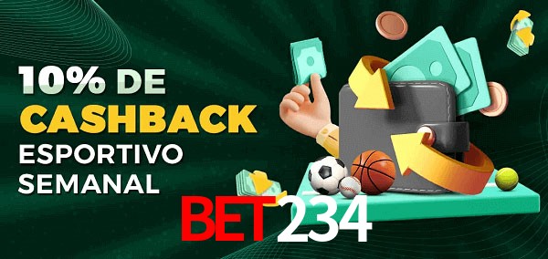 10% de bônus de cashback na Bet234